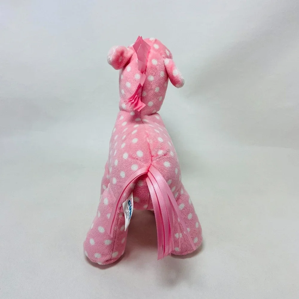 Baby Gund Lolly & Friends Pink White Polka Dots 9
